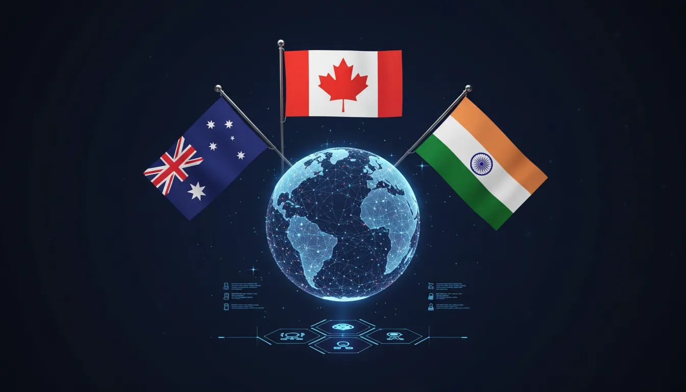 Australia, Canada og India danner felles AI-allianse