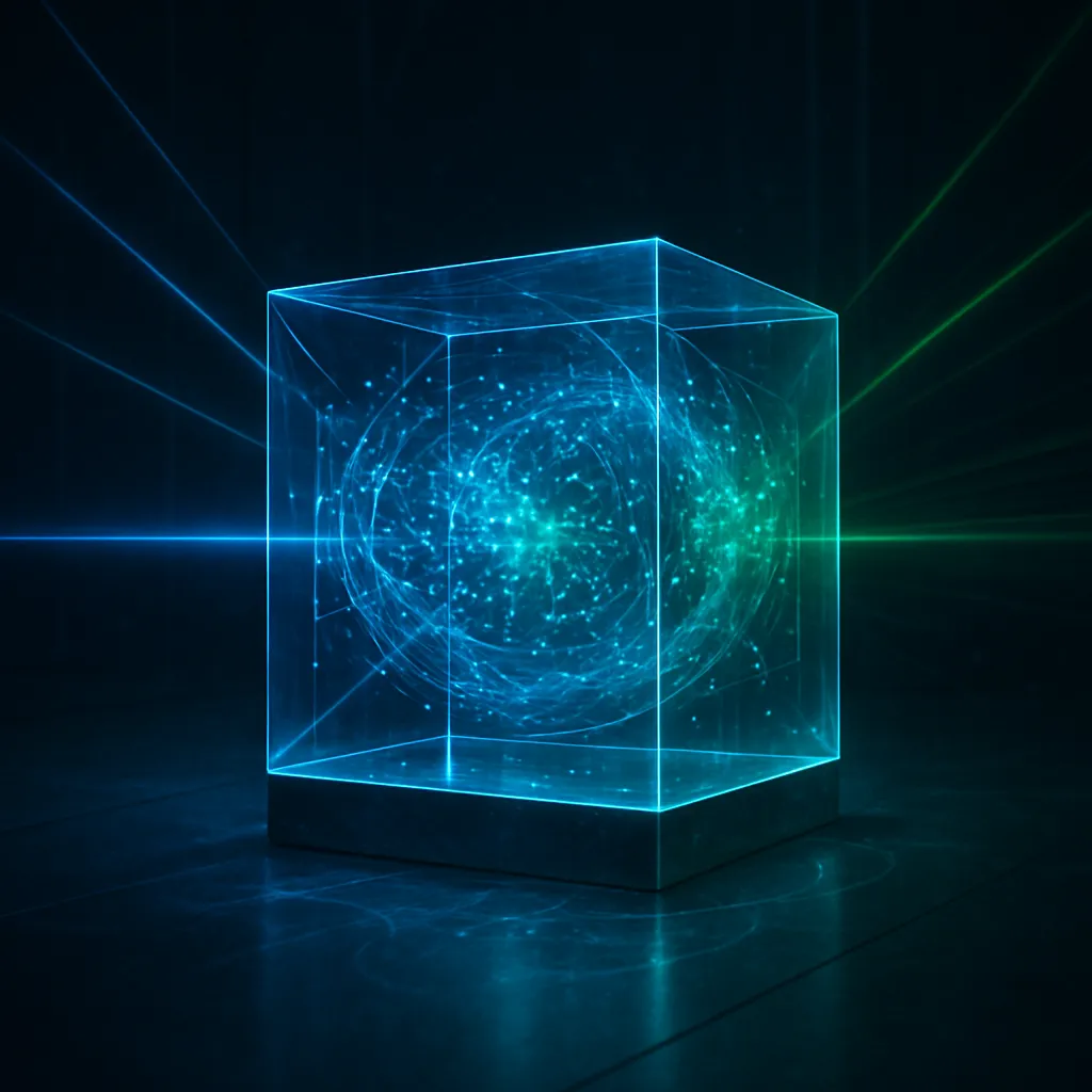 Forskere lagrer data i tre dimensjoner med AI og holografi