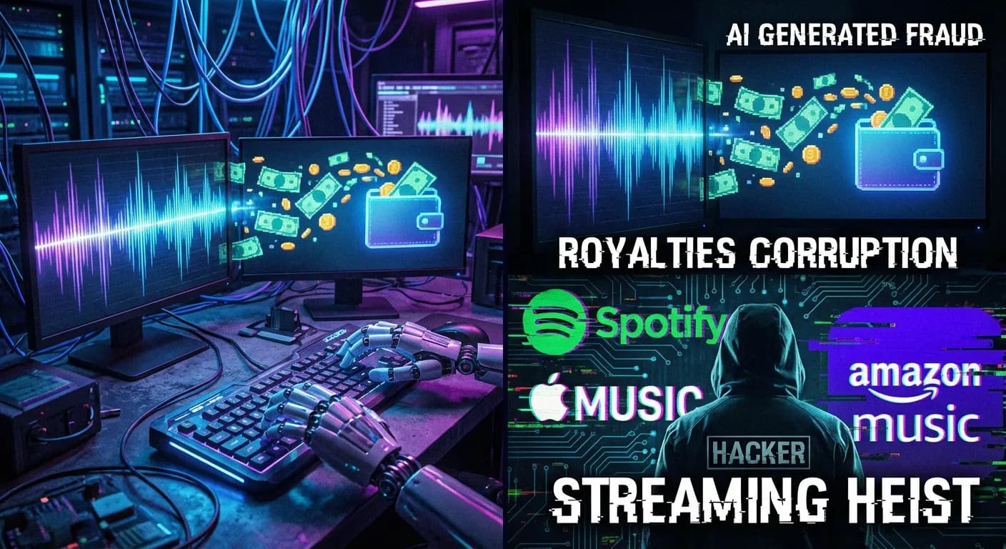 Mann skyld i $10 millioner AI-musikk-svindel: Brukte 1000 bots til å streame egne sanger