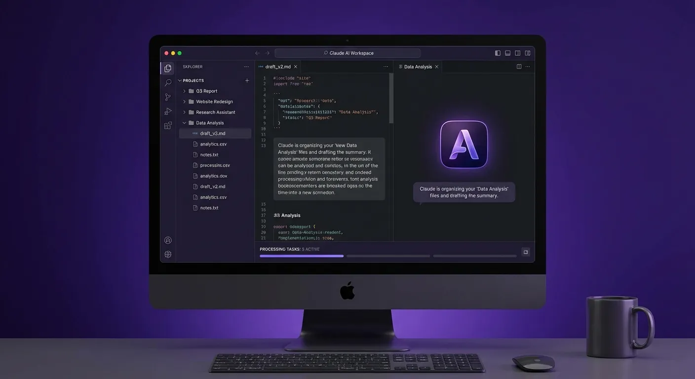 Anthropic legger til Prosjekter i Claude Cowork Desktop