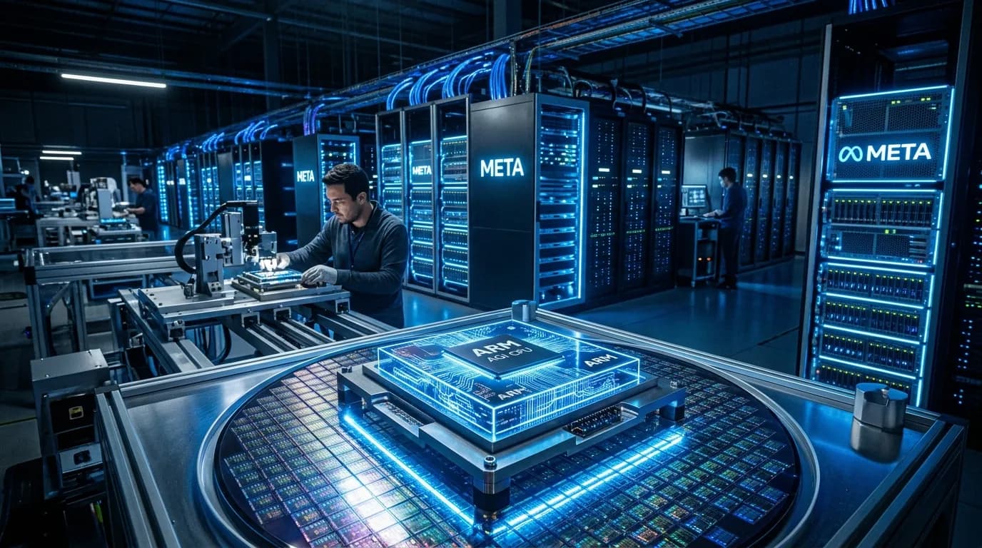 Arm lager sin første egne CPU - og Meta er første kunde