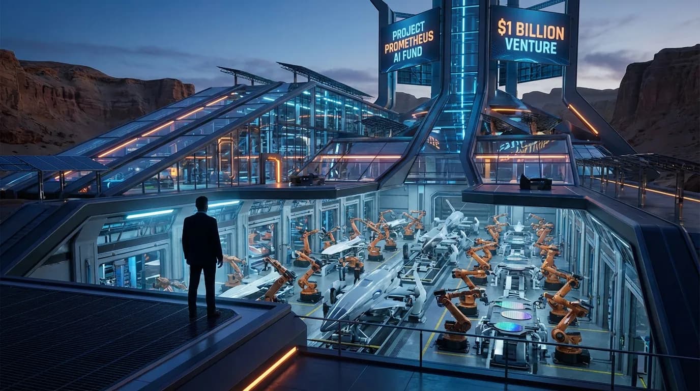 Bezos vil hente 100 milliarder dollar for å AI-revolusjonere industriproduksjon