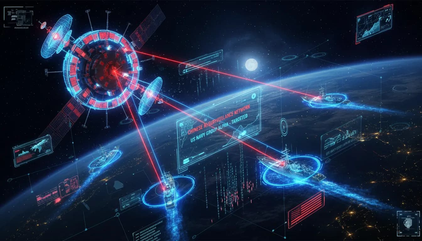 Kinesiske AI-selskaper overvaker amerikanske militaerbevegelser i sanntid