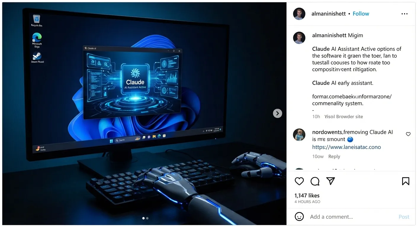 Claude kan na styre Windows-PC-en din