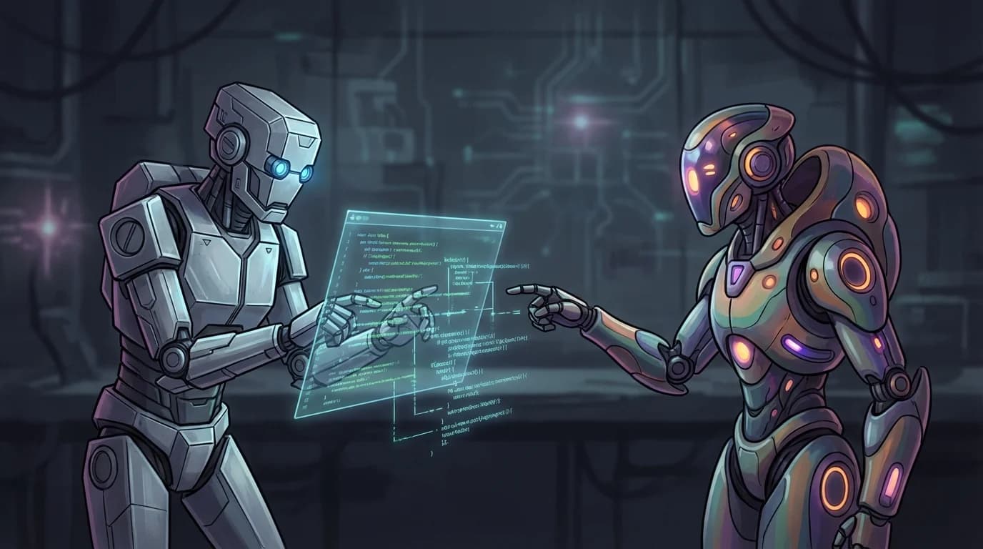 Tyskeren og amerikaneren: Hvorfor jeg lar to AI-er krangle om koden min