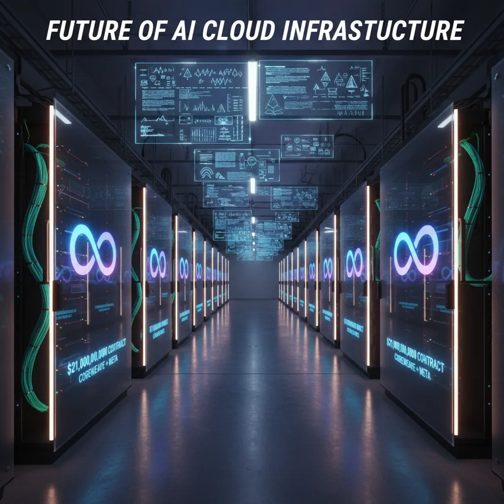 CoreWeave og Meta inngår historisk $21 milliarder AI-infrastrukturavtale