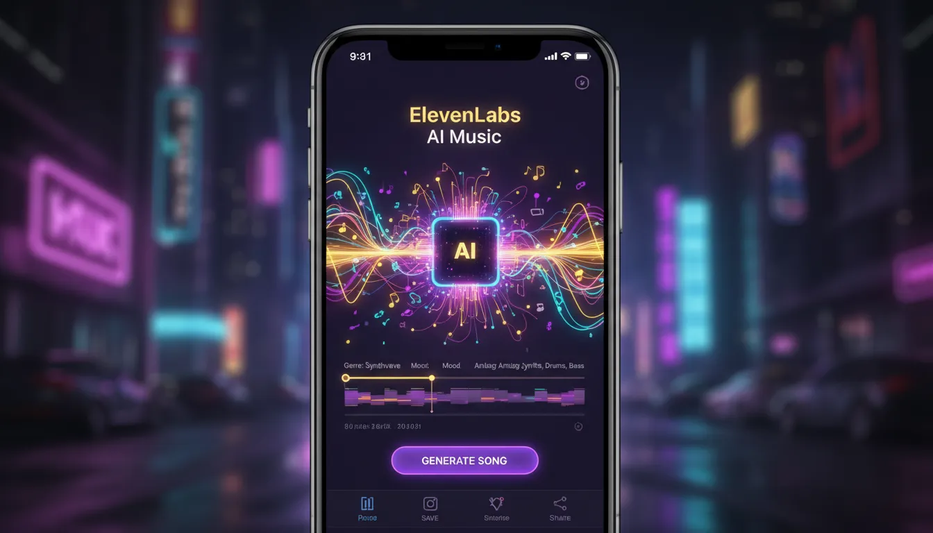 ElevenLabs lanserer ElevenMusic – lag og remiks sanger med AI på iPhone