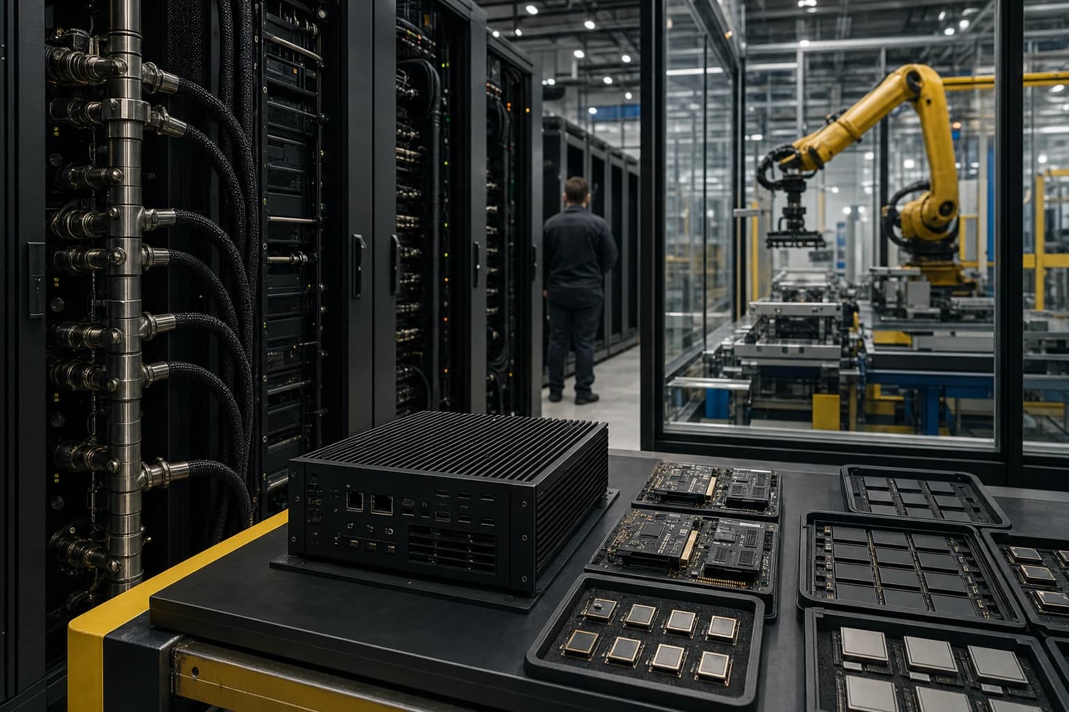 Foxconn og Intel bygger AI-infrastruktur fra rack til robot
