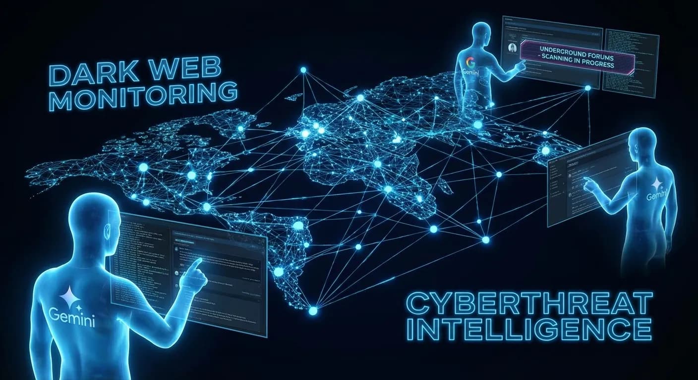 Google bruker Gemini til å overvåke dark web for bedriftstrusler