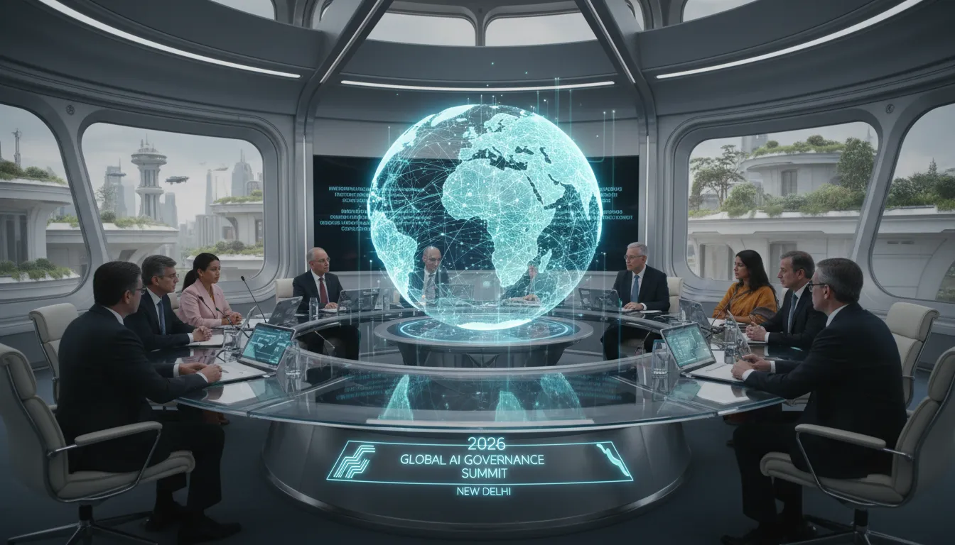 Verdensledere motes i New Delhi for globalt AI-toppmoete