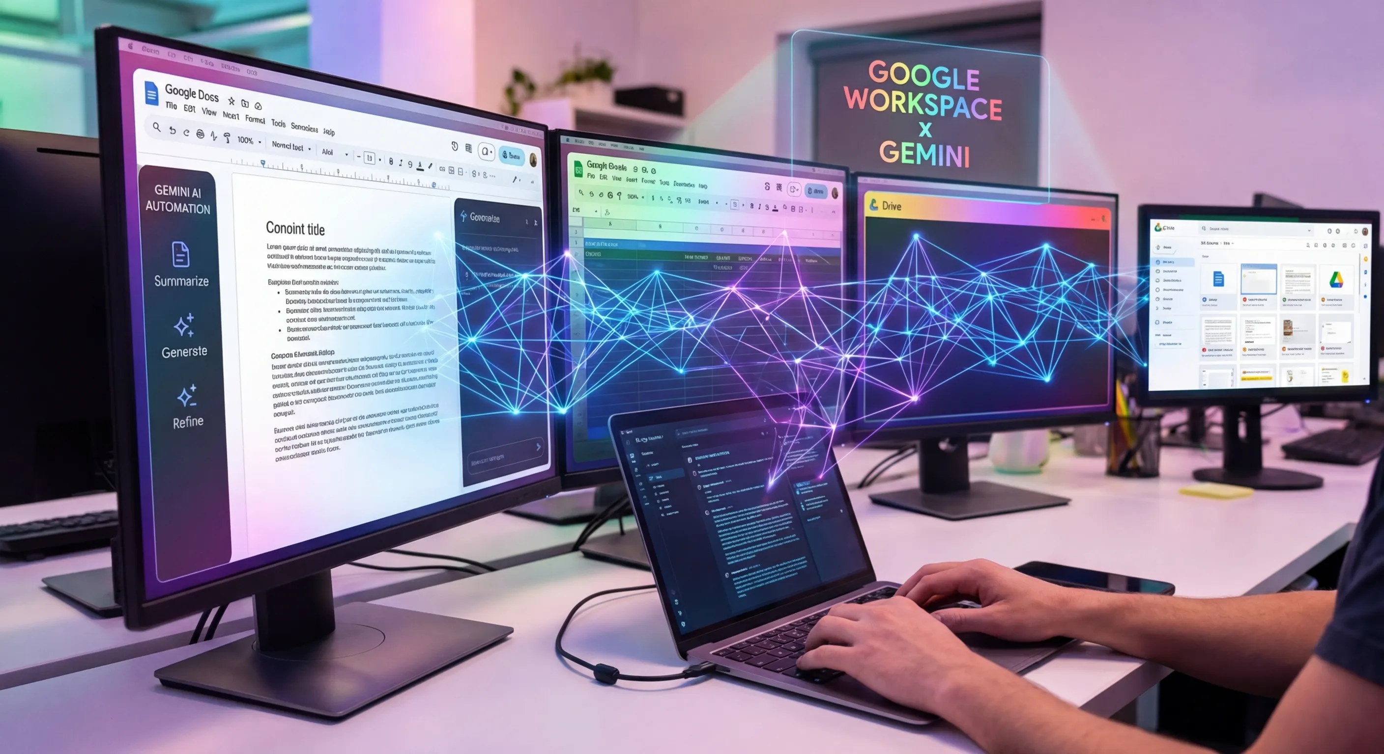 Google Gemini tar over Workspace: AI skriver dokumentene dine selv