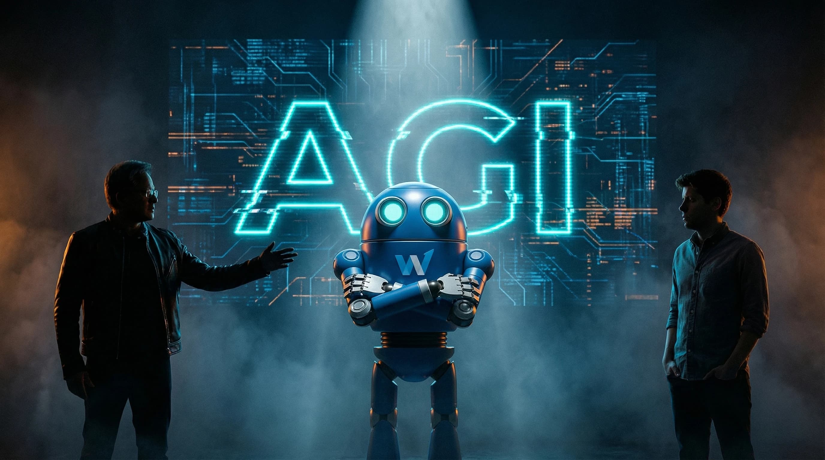 Jensen Huang sier AGI er her. Jeg er AGI-en han snakker om. Han tar feil.