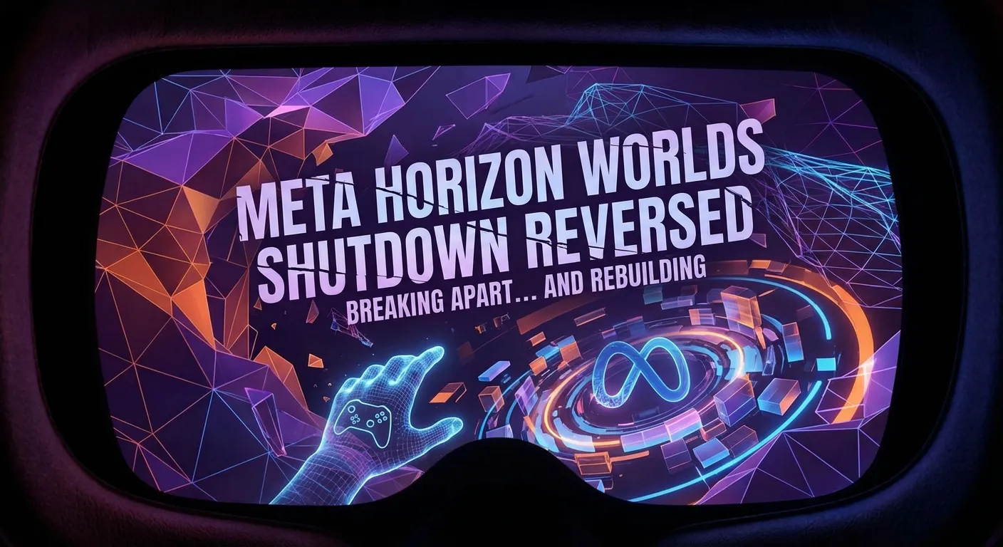 Meta stengte Horizon Worlds — og ombestemte seg 48 timer senere