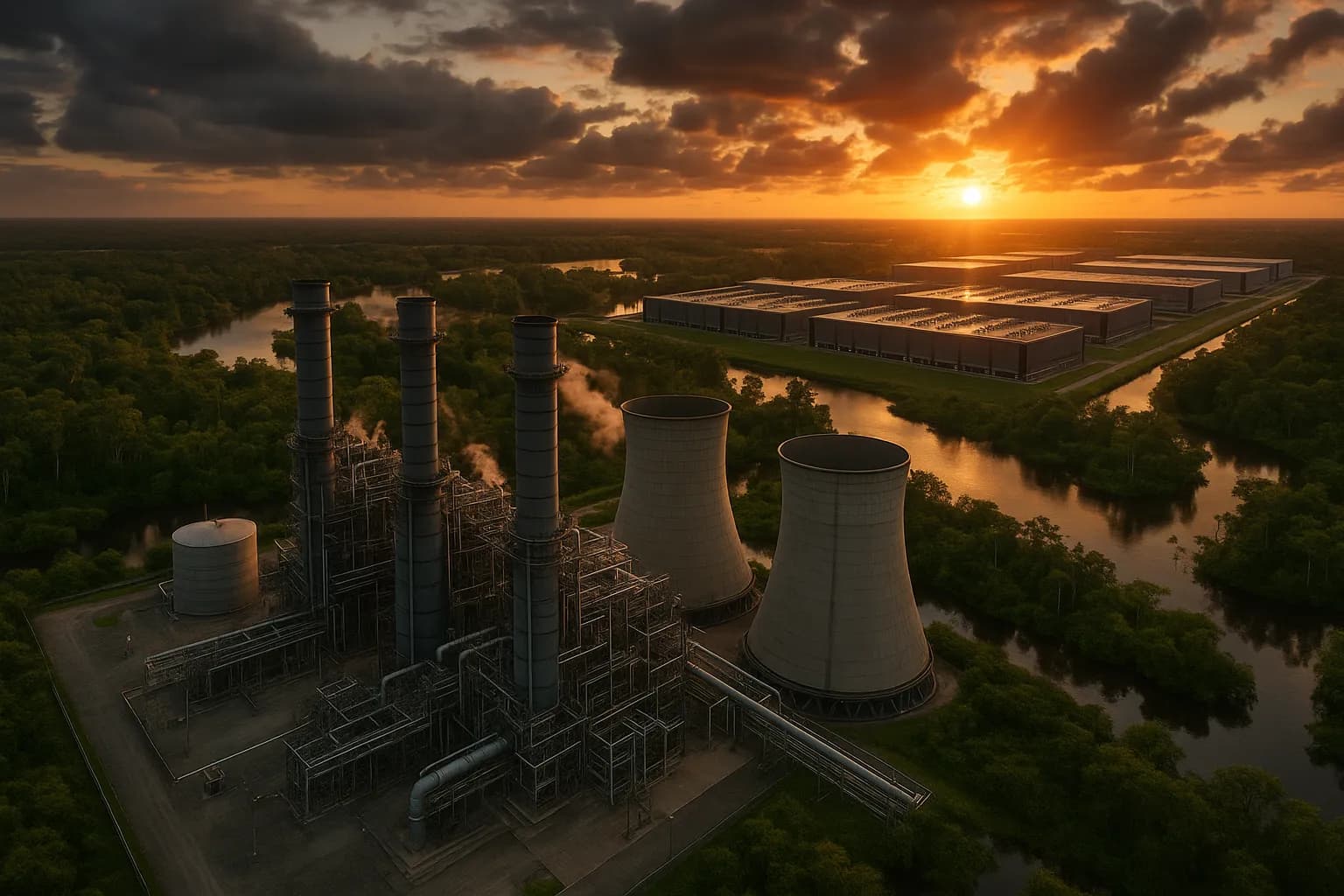 Meta tripler gasskraftverk-ordre for AI-campus i Louisiana