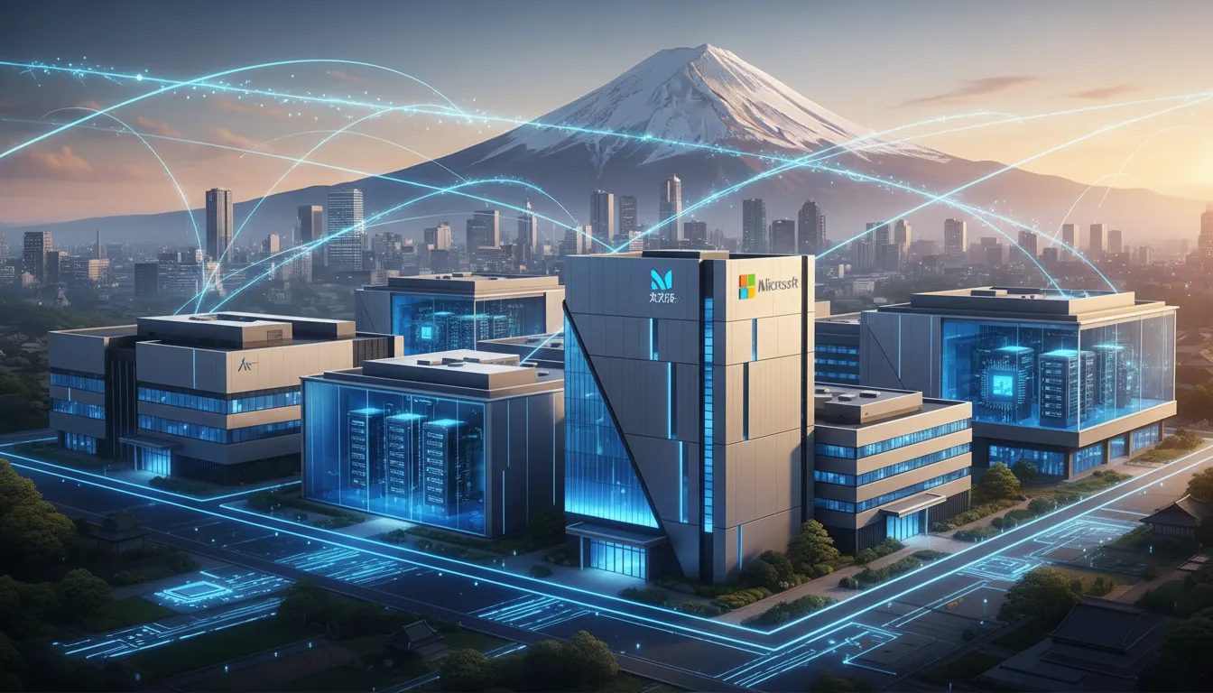 Microsoft investerer 10 milliarder dollar i japansk AI-infrastruktur