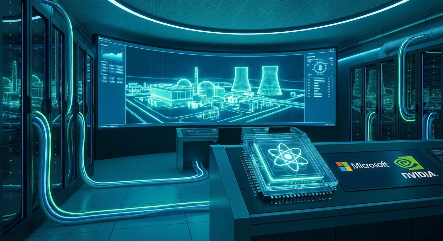 Microsoft og NVIDIA bruker AI til å akselerere atomkraft
