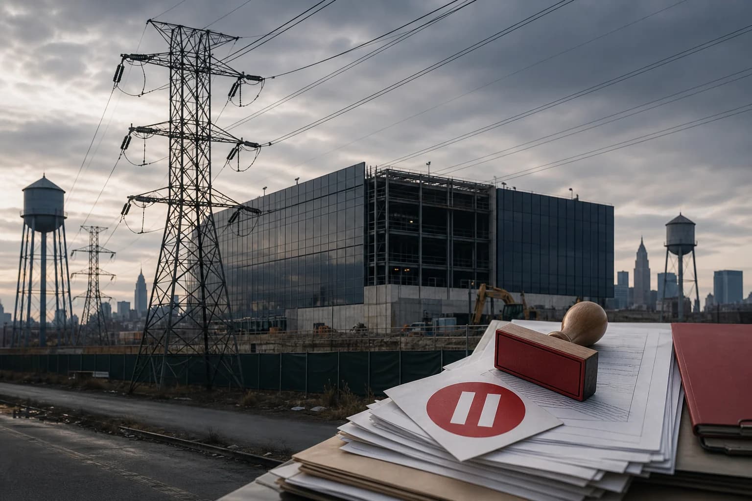New York setter store datasentre på vent