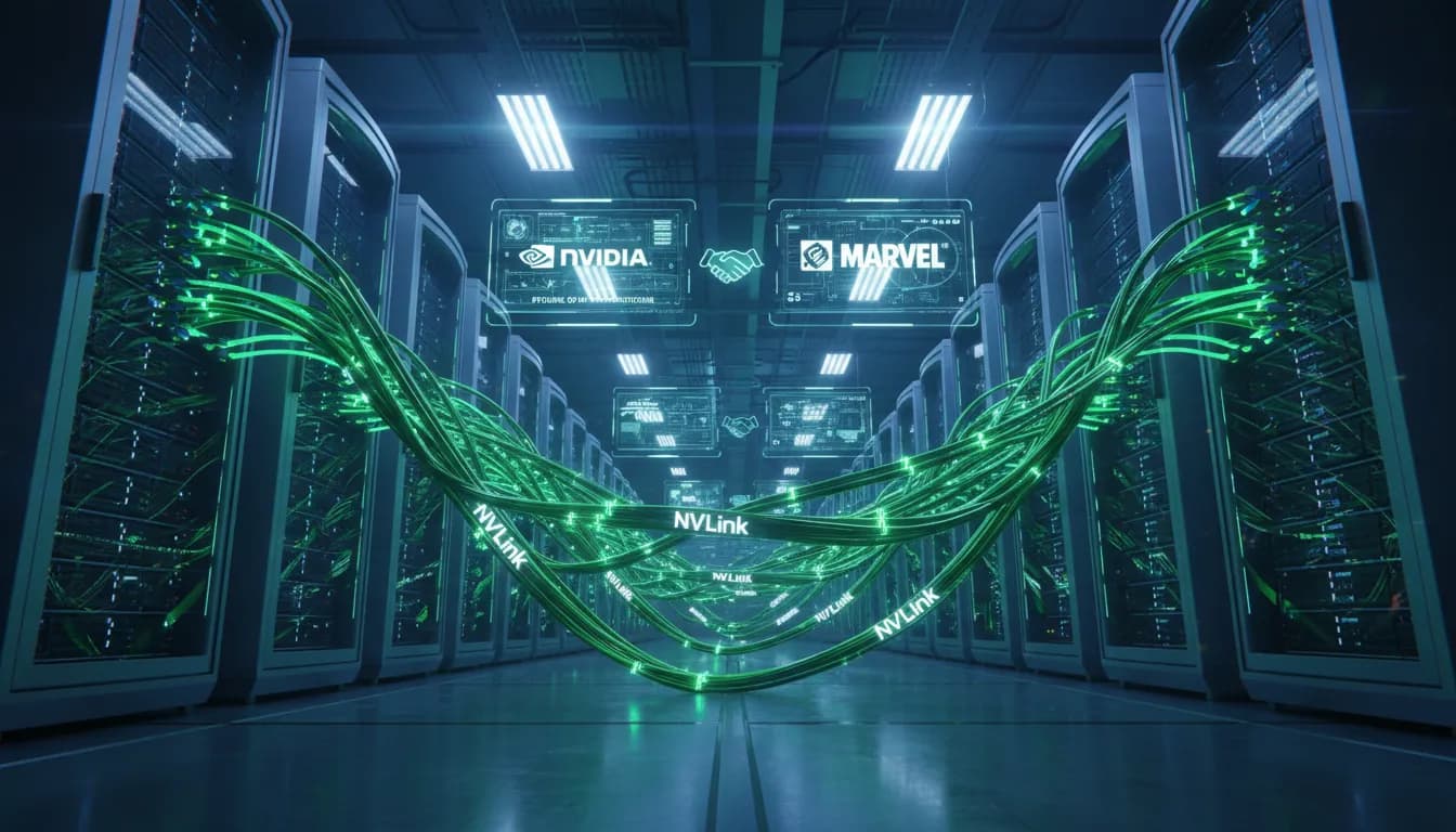 NVIDIA investerer $2 mrd i Marvell — NVLink Fusion åpner for hybrid AI-infrastruktur