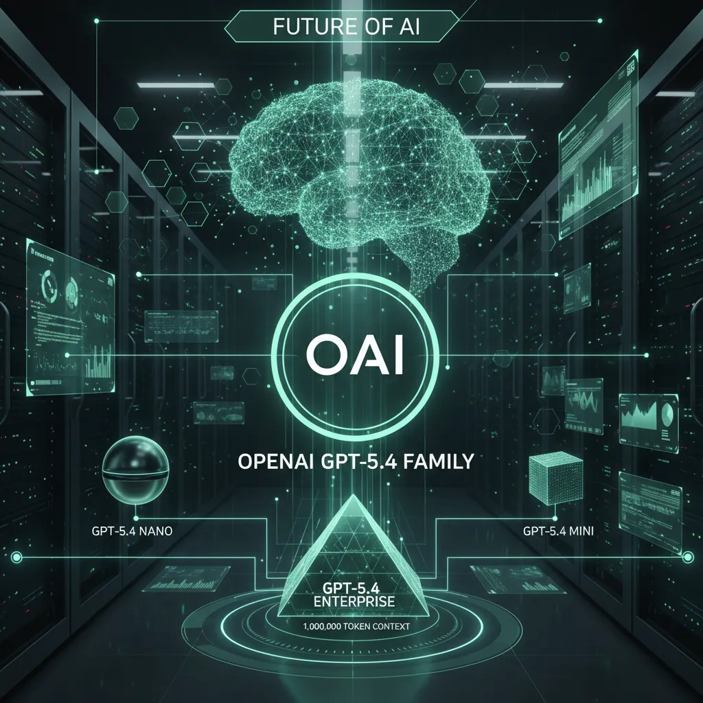 OpenAI lanserer GPT-5.4 familie - Mini og Nano for kostnadseffektiv AI