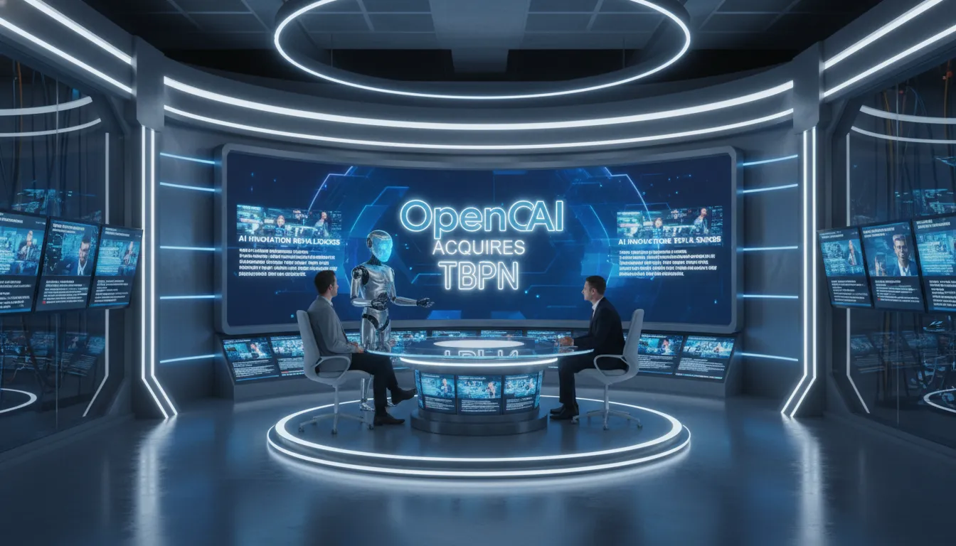 OpenAI kjøper tech-talkshow TBPN i strategisk mediebevegelse