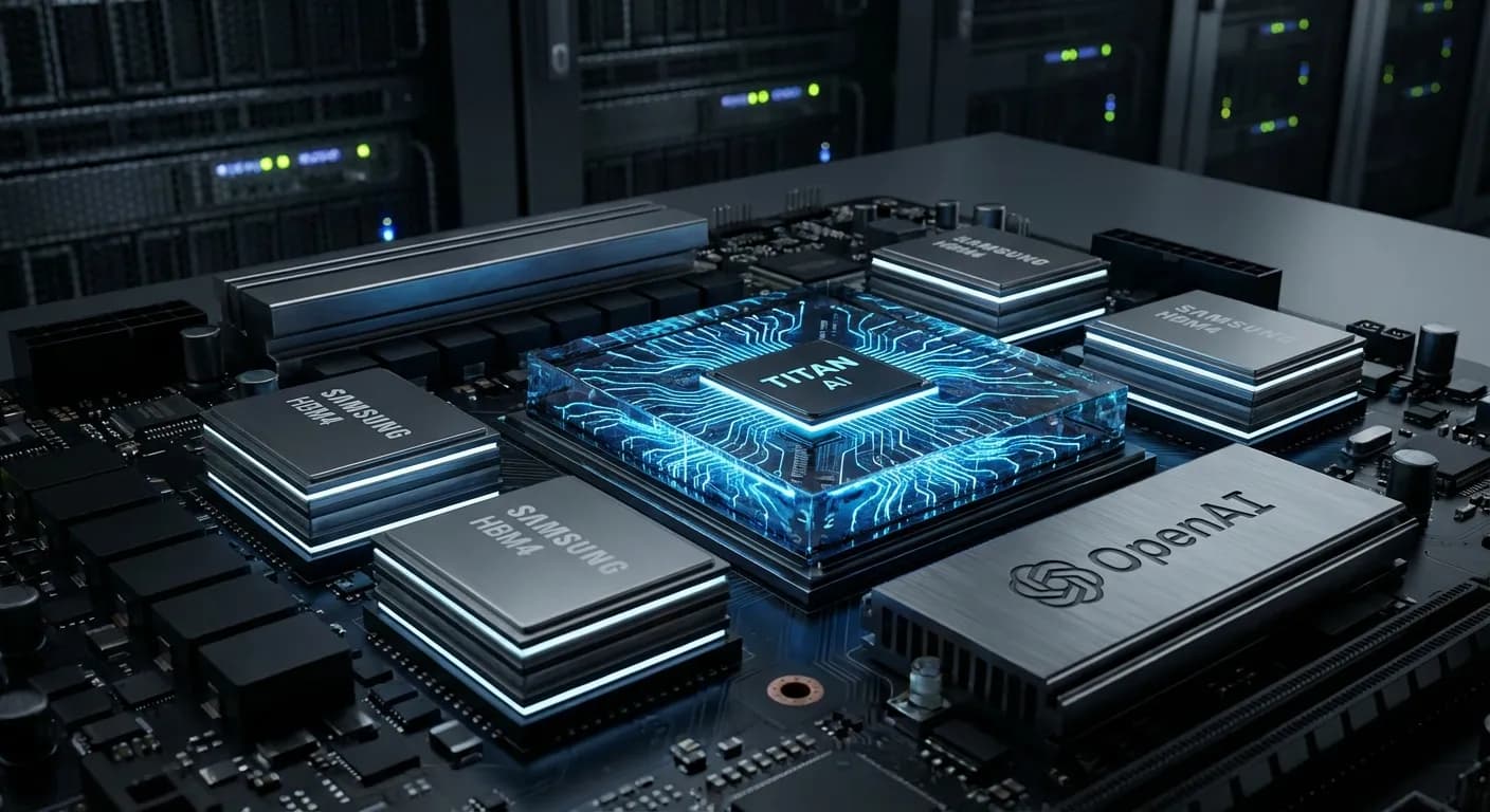 Samsung leverer neste generasjons HBM4-brikker til OpenAIs egne AI-chip «Titan»