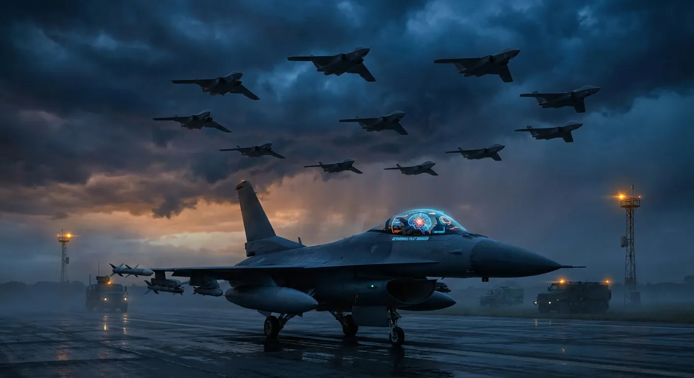 Shield AI henter 1,5 milliarder dollar — autonome AI-piloter for F-16 og 25 andre militærfly