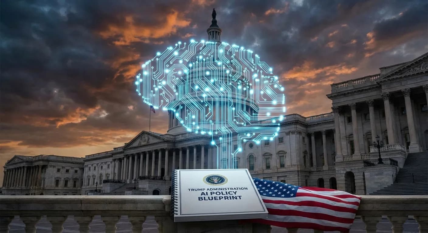 Trump-administrasjonen lanserer nasjonal AI-politikk: statlig regulering blokkeres